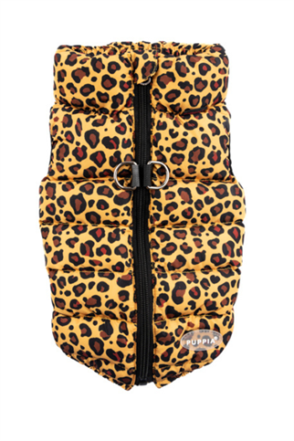 Puppia Wild Puffer Yelekli Göğüs Tasması - Kahverengi