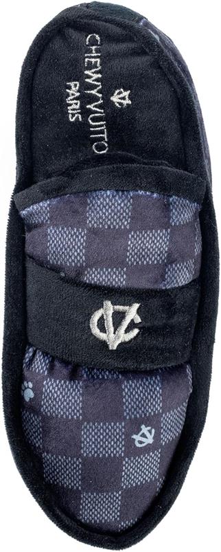 Haute Diggity Dog Black Checker Chewy Vuiton Loafer Köpek Oyuncağı