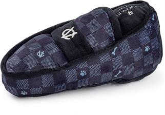 Haute Diggity Dog Black Checker Chewy Vuiton Loafer Köpek Oyuncağı