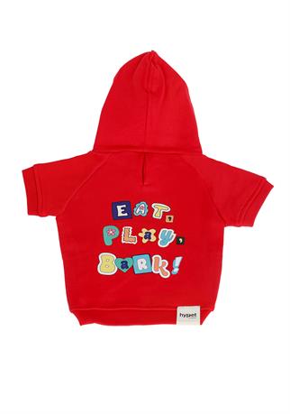 Hypet Fashion Eat Play Bark Köpek Hoodie