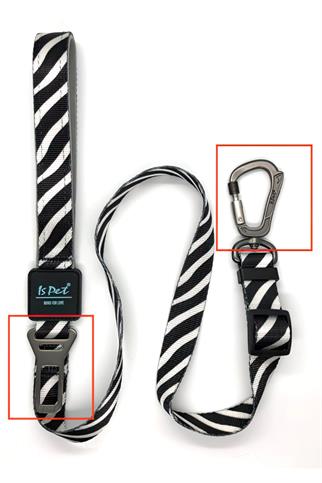Ispet Zebra Emniyet Kemerli Köpek Gezdirme kayışı