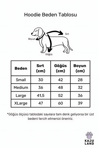 Kajuland Maura Köpek Hoodie Siyah