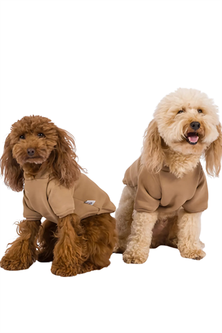 Kajuland Maura Köpek Hoodie Sütlü Kahve 