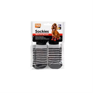 Karlie Dog Socks 4pcs Large 59x50mm Gray-Black