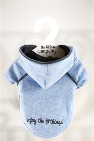 Lil.co Lil Baby Blue Hoodie Köpek Sweatshirt