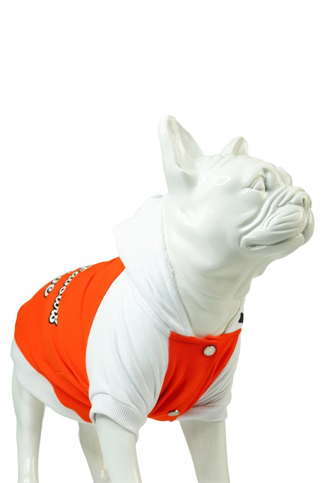 Lindo Sport Turuncu Küçük ve Orta Irk Köpek Sweatshirt