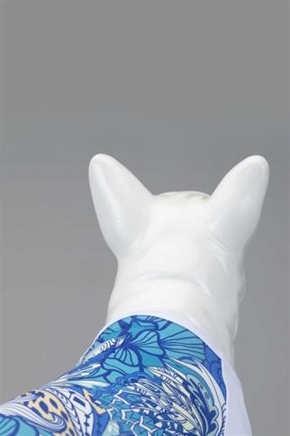 Lindodogs Blue Flowers Küçük, Orta ve Büyük Irk Köpek Tshirt