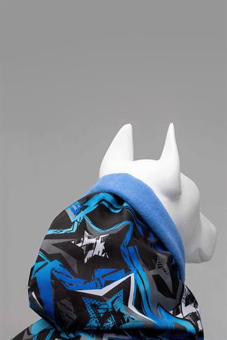 Lindodogs Blue Star İçi Polarlı Köpek Yağmurluğu