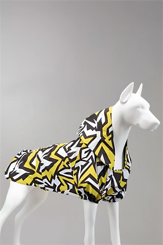 Lindodogs Crunch İçi Fileli Su Geçirmez Köpek Yağmurluğu