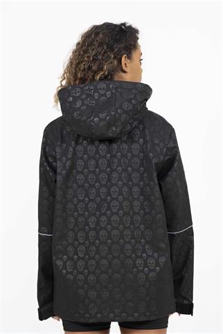 Lindodogs Lindo People Black Skull Unisex Yağmurluk