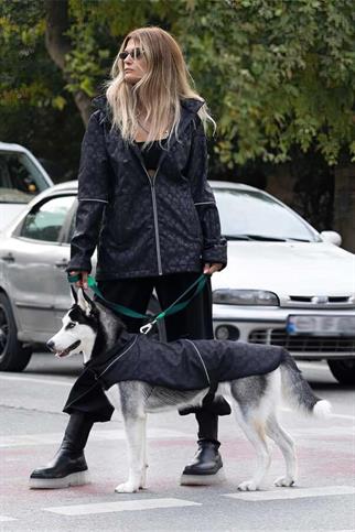 Lindodogs Lindo People Black Skull Unisex Yağmurluk