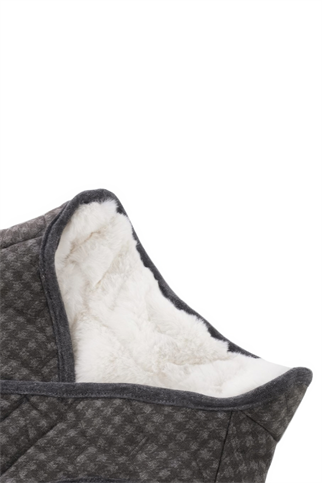 Lindodogs Luxury London Köpek Montu Gri Ekose