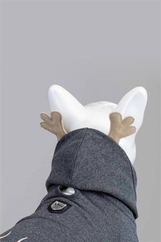 Lindodogs North Deer Küçük ve Orta Irk Köpek Antrasit Sweatshirt