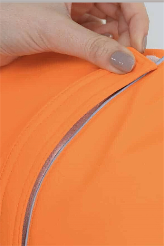 Lindodogs Softshell Neon Turuncu Küçük,Orta ve Büyük Irk Köpek Yağmurluğu