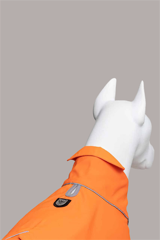Lindodogs Softshell Neon Turuncu Küçük,Orta ve Büyük Irk Köpek Yağmurluğu