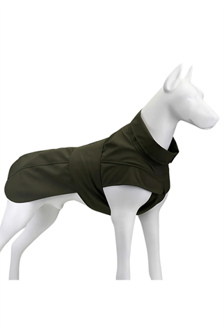 Lindodogs Trenchkot Khaki Su Geçirmez Köpek Yağmurluğu