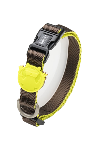 Lindodogs Urban Glow Dark Coffee Boyun Tasması