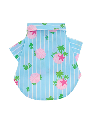 Little Monsters Blue Striped Gömlek