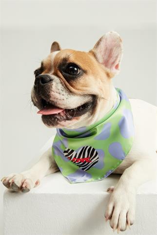Little Monsters Cow Print LOVE Bandana