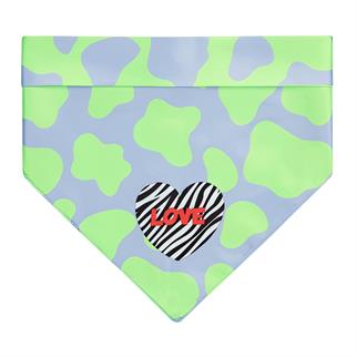 Little Monsters Cow Print LOVE Bandana