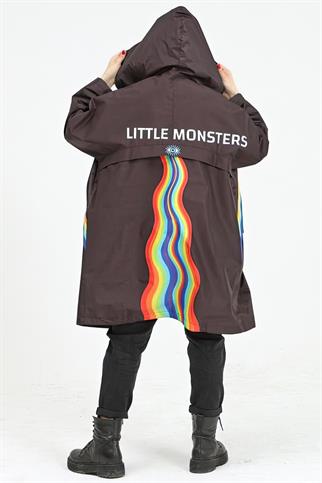 Little Monsters Eye In Space Insan Yağmurluğu