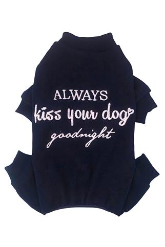 Lolidogs Always Kiss Your Dog Goodnight Kaşkorse Köpek Tulumu Lacivert