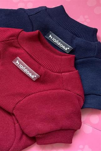 Lolidogs Basics - Kaşkorse Köpek Sweatshirtü Wine Bordo