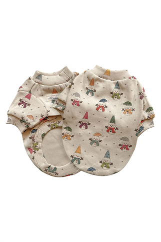 Lolidogs Basics - Kaşkorse Köpek Sweatshirtü Snowman