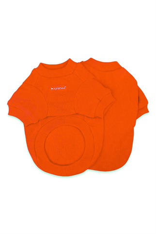 Lolidogs Basics - Kaşkorse Köpek Sweatshirtü Pumpkin Turuncu