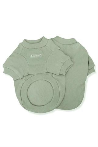 Lolidogs Basics - Kaşkorse Köpek Sweatshirtü Sage Yeşil