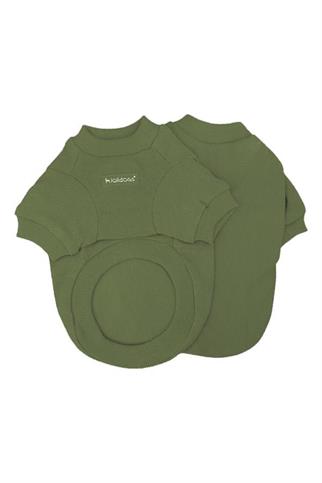 Lolidogs Basics - Kaşkorse Köpek Sweatshirtü Army Haki Yeşil