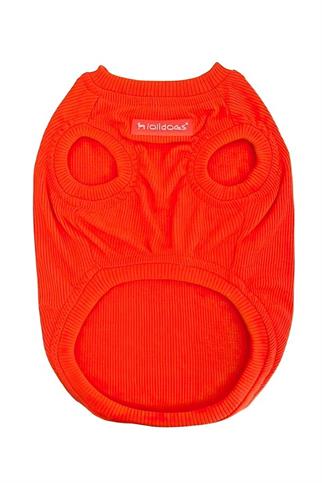 Lolidogs Basics - Kaşkorse Köpek Tshirtü Neon Turuncu