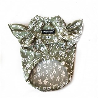 Lolidogs Butterfly Kolu Fırfırlı Köpek Tshirtü