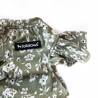 Lolidogs Butterfly Kolu Fırfırlı Köpek Tshirtü