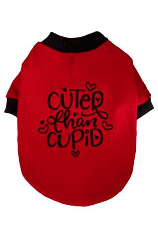 Lolidogs Cuter Than Cupid Nakışlı Kaşkorse Köpek Sweatshirtü