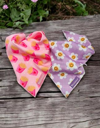 Lolidogs Fries Dog Bandanna Pink
