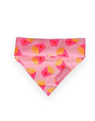 Lolidogs Fries Dog Bandanna Pink