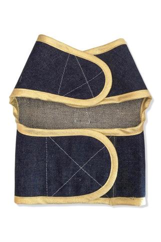 Lolidogs Gold Simli Kot Köpek Göğüs Tasması