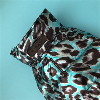 Lolidogs Leopar Desenli Metalik Köpek Montu