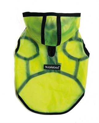 Lolidogs Şeffaf Köpek Yağmurluğu Neon Yeşil