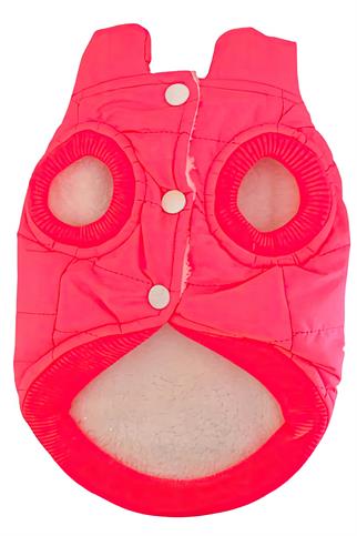 Lolidogs Şişme Köpek Montu Neon Pembe