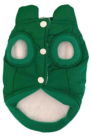 Lolidogs Şişme Köpek Montu Yeşil