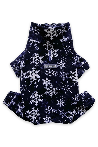 Lolidogs Snowflake Polar Köpek Tulumu Lacivert