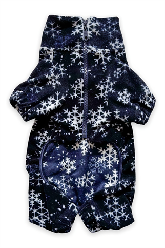 Lolidogs Snowflake Polar Köpek Tulumu Lacivert