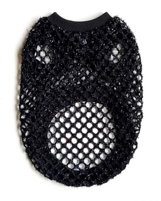 Lolidogs Spider Siyah Simli File Köpek T-Shirt