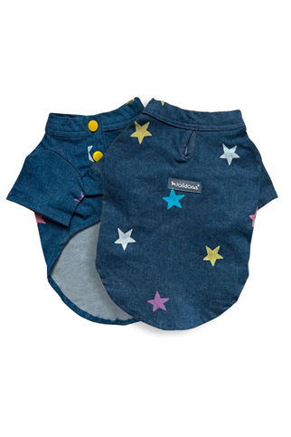 Lolidogs Star Pattern Köpek Kot Gömlek