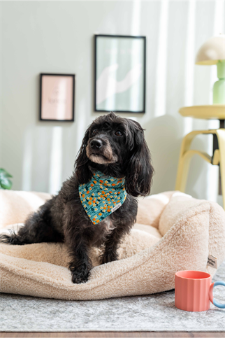 Lorico Karışık Çiçekli Fular 