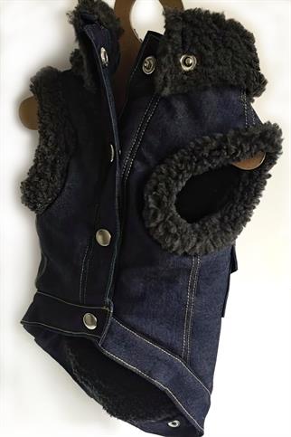 Lulu The Urban Pup Cosy Up Denim Jacket Smoky
