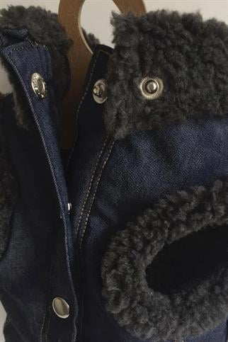Lulu The Urban Pup Cosy Up Denim Jacket Smoky