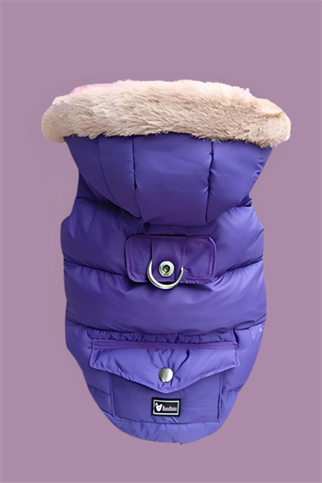 Lulu The Urban Pup The Violet Puffer Jacket Köpek Mont